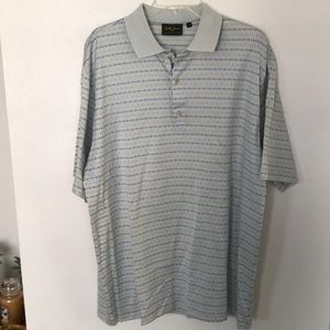 🏌️‍♂️🏝BOBBY JONES COLLECTION GOLF SHIRT SIZE L LIGHT BLUE EXCELLENT COND. NWOT